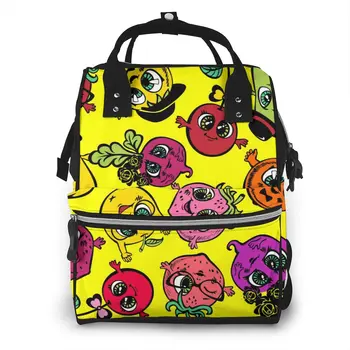 

Cartoon Fruits Diaper Bag Mummy Maternity Baby Bags Travel Baby Nappy Changing Backpack Women Stroller Organizer