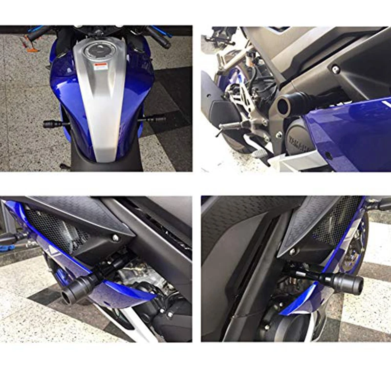 

Motorcycle Fairing Guard Falling Protection Crash Pad Frame Sliders Cover Falling Protector Guard for YAMAHA YZF-R15 V3.0 V3 VVA