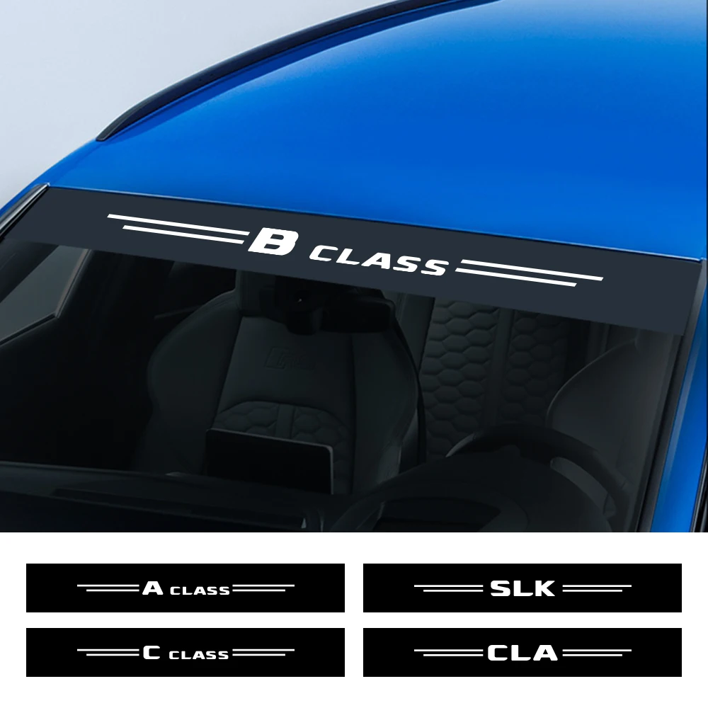 Auto Vorne Heckscheibe Aufkleber Fur Mercedes Benz Eine Klasse B Klasse C Klasse E Klasse S Klasse Cla Cls Sl Slc Slk Auto Zubehor Car Stickers Aliexpress