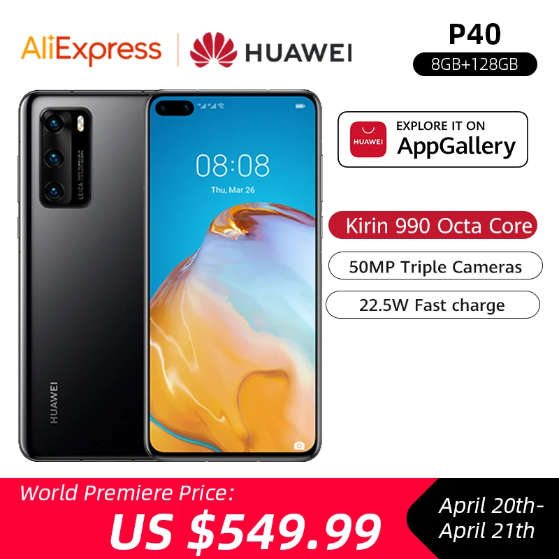 Google Play глобальная версия Huawei P40 5G смартфон Kirin 990 8GB 128GB 50MP Ультра версия камеры 6,1 дюйма SuperCharge NFC Google Play глобальная версия Huawei P40 5G смартфон Kirin 990 8GB 128GB 50MP Ультра версия камеры 6,1 дюйма SuperCharge NFC