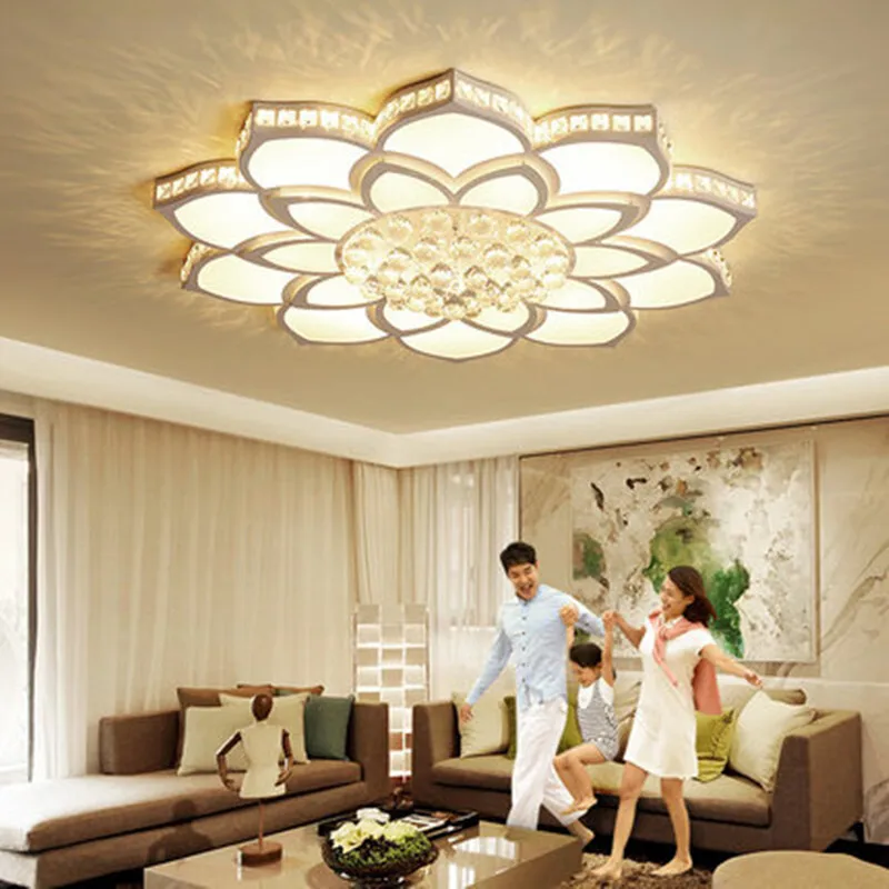 

Crystal Modern led ceiling lights for living room bedroom Study Room fixtures Acrylic Stylish Led Ceiling Lamp Free Shipping
