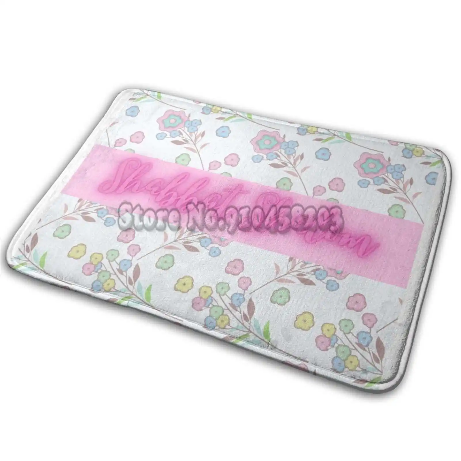 Shabbat Shalom Neon Carpet Vacuuming Kitchen Rug Bedroom Bath Floor Mats Shabat Shabbat Kosher