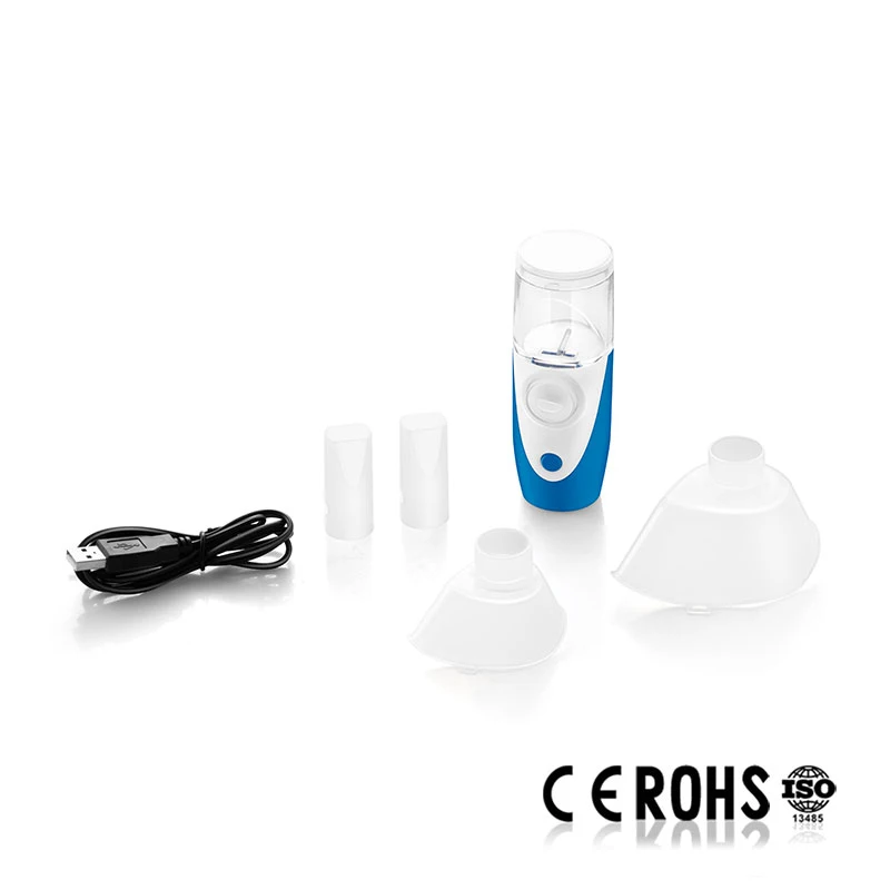 Portable Medical Mesh Nebulizer Freepower Fine Particles Ultrasonic Humidifier Atomizer Handheld Asthma Therapy Inhaler for Baby