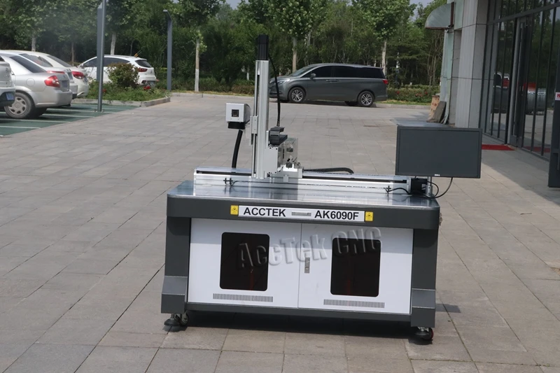 Acctek Low cost laser marking for sale high quality cnc fiber laser marking machine price AK6090F