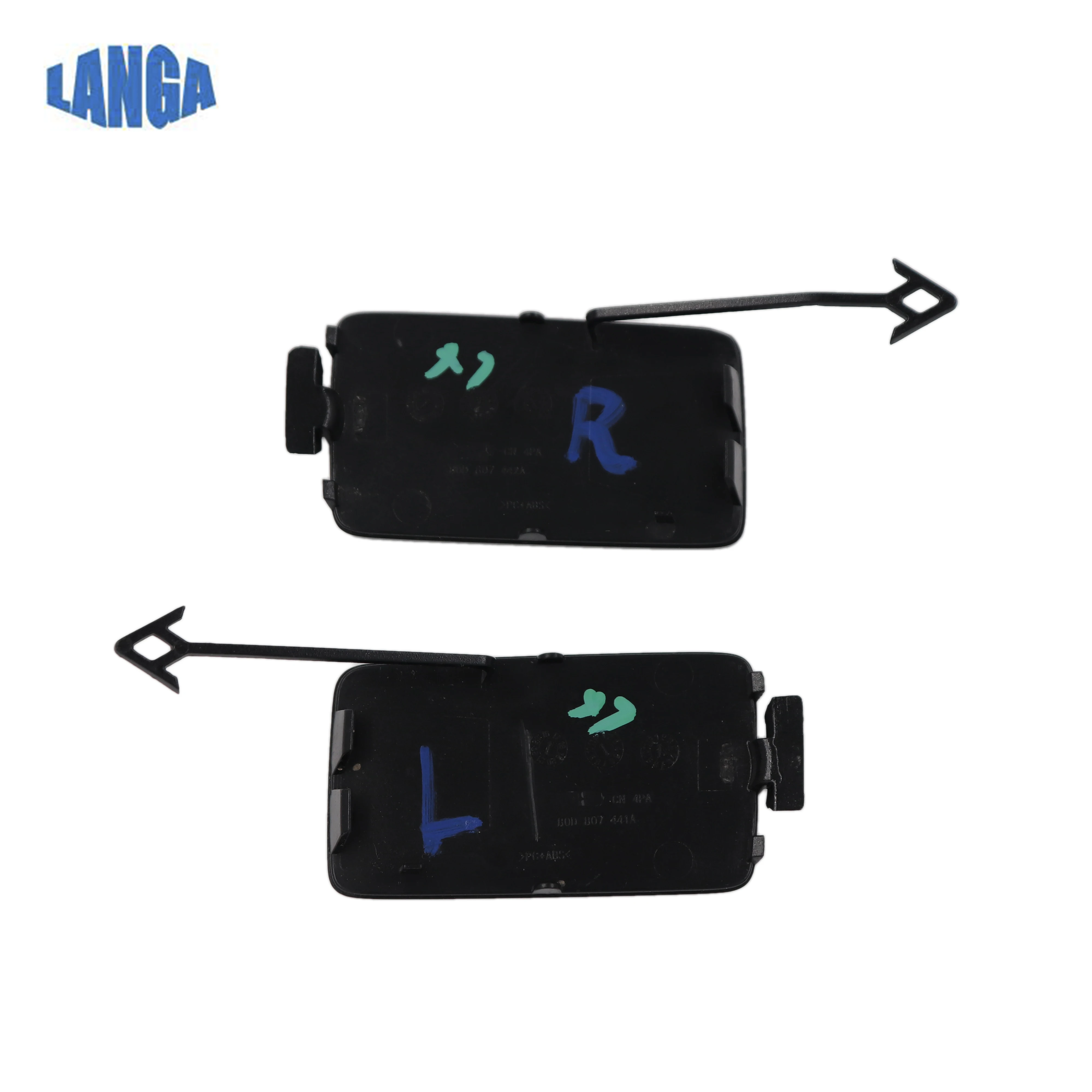 80D807441A 80D807442A Fit for Audi Q5-Towing Cover Rear Bumper Tow Hook Eye Cap Left or Right Unpainted