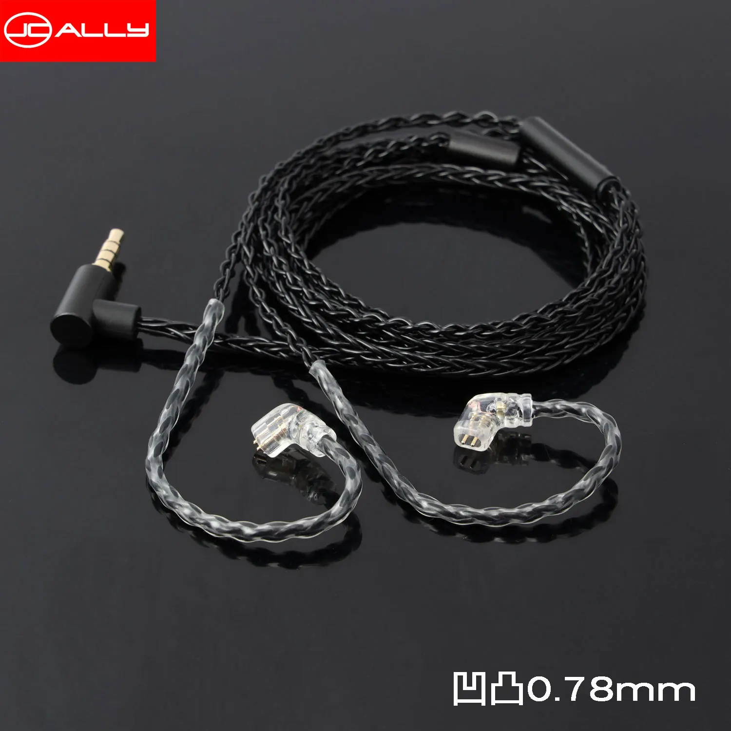 Новый Для Shure Mmcx A2DC 0 78 m KZ/TRN/QDC/ZSN/UE/CCA ZS10 PRO кабель для наушников 8N с микрофоном