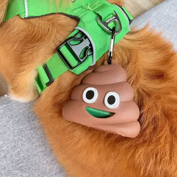 

Dog Poop Bag Dispenser Funny Shape Holder Storage Box Waste Bag Deispenser Fits For Pet Leash Poop Bags SET