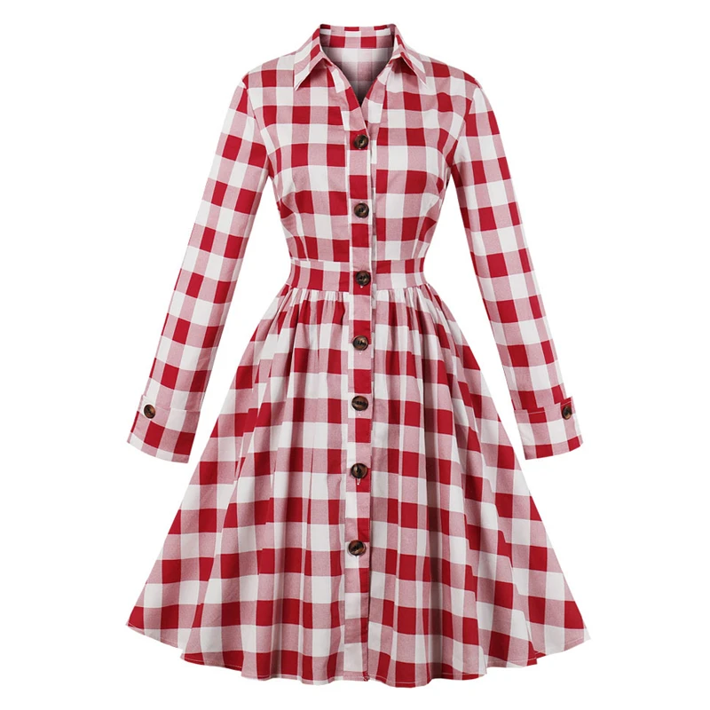 long plaid shirt dress plus size