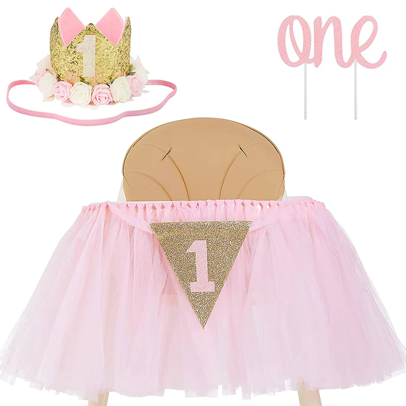 Crown Cake Topper, Cake Smash, Princess Party, Gold Crown, 1st Birthday,  Baby