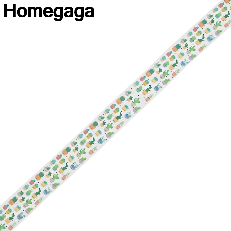 Homegaga кактус растения самоклеющаяся декоративная лента канцелярские наклейки Скрапбукинг крафт бумага пастеры DIY маскировки деглас подарок D2344