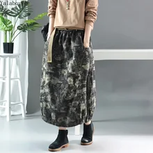 Модные женские юбки с эластичной резинкой на талии юбка с поясом винтажная джинсовая юбка A81Z40