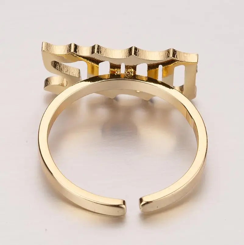 Gold Rings Punk Rings Stainless Steel Rings Finger Rings Metal Rings Oly2u Punk 1994 1995 1996 Gold Color Rings Stainless Steel Personalize Number Year Open Rings Bague Friends Birthday Jewelry