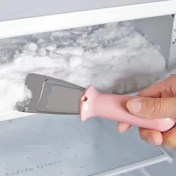 

Fridge Ice Removal Scraper Shovel Refrigerator Deicer Defrosting Spatula Tool stainless steel and ABS material durable and sturd