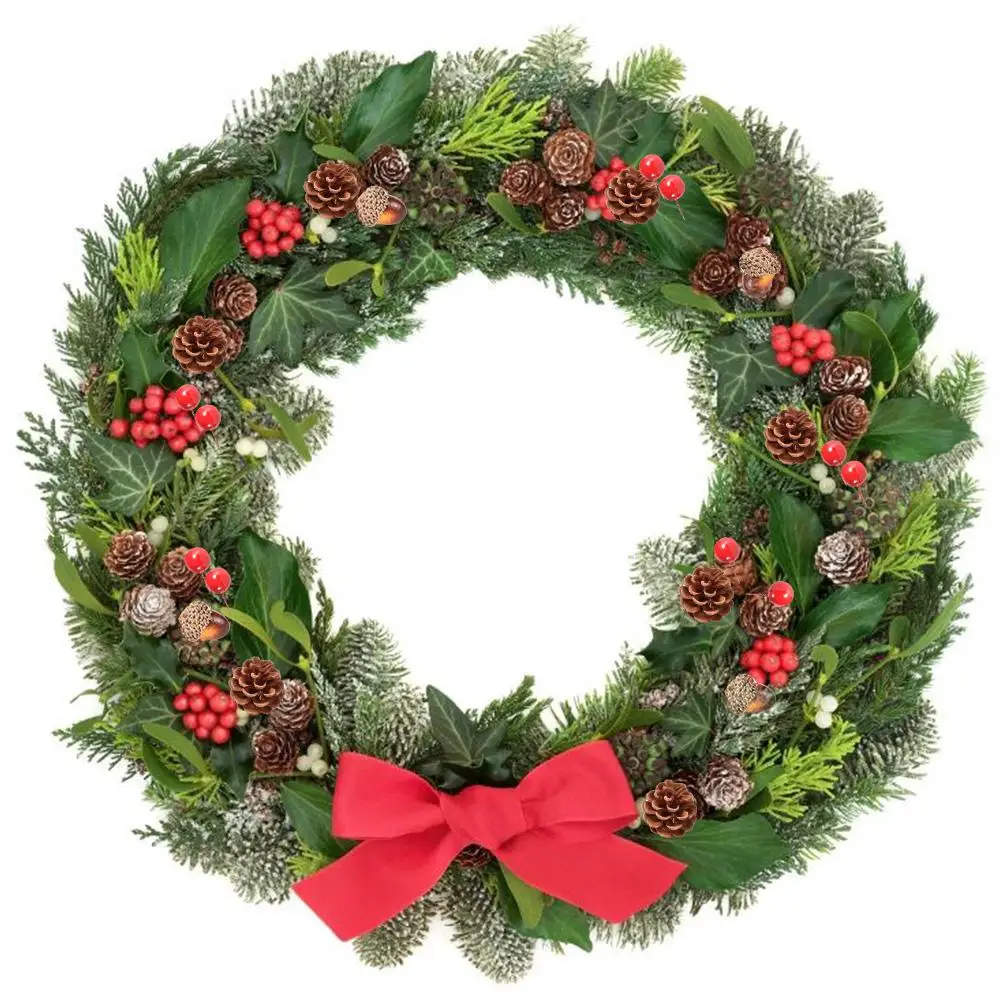 

131PCS Simulated Pine Cone Pine Red Fruit Autumn Decoration Kit for Thanksgiving Christmas Farmhouse Autumn Home Decor Accessori