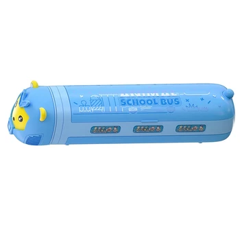 

Stationery Box Primary School Children's Creative Pencil Case with Cartoon Sharpener Cute Stationery Box