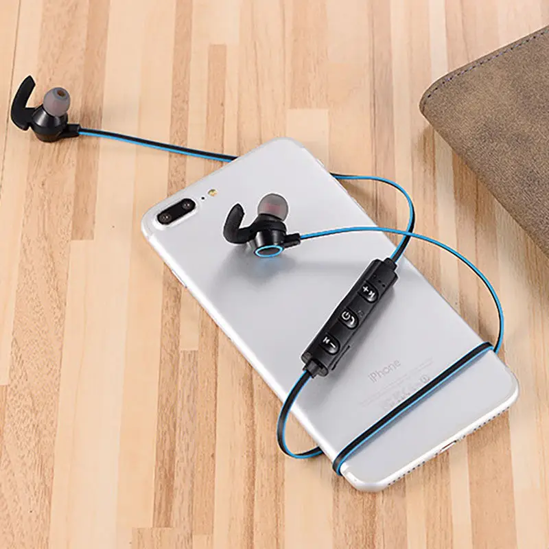 Смарт шумоподавление Спортивные Bluetooth 4,1 наушники с микрофоном для Iphone X 7P Xiaomi стерео наушники рожок теленка Bluetooth гарнитура