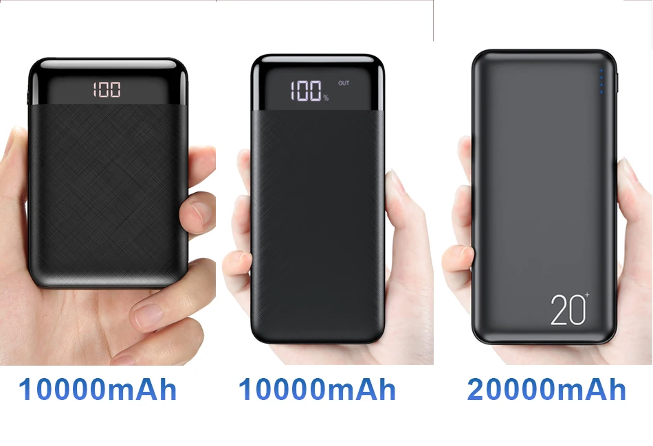 FLOVEME универсальный внешний аккумулятор 20000 мА/ч, портативный внешний аккумулятор 10000 мА/ч, двойной USB внешний аккумулятор, быстрое зарядное устройство для iPhone 7 8 11