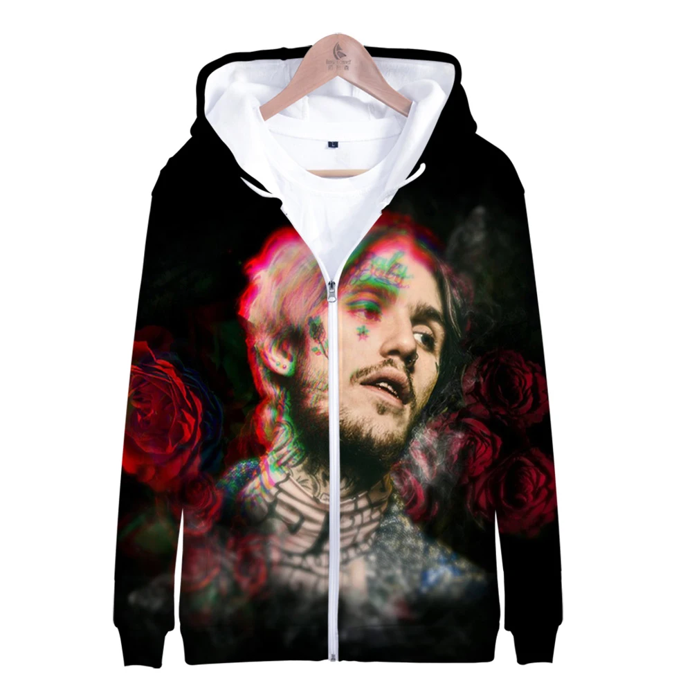 Хип-хоп певица lil peep модная Толстовка для женщин и девочек детская толстовка куртка с капюшоном пальто на молнии Одежда