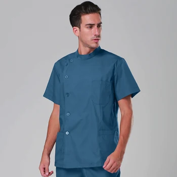 

Nurse Costume Set Medical Clothes Suit Dental Nursing Uniform for Men Ropa De Medicos Uniforme Medico Hombre Top Pants