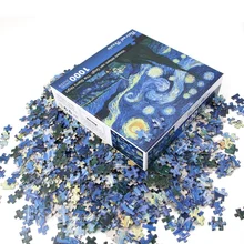 Puzzles for Adults 1000 Pieces Paper Jigsaw Puzzles Educational Intellectual Decompressing DIY Large Puzzle Game Toys Gift