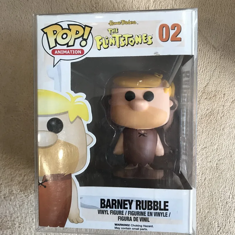 Эксклюзивная Фигурка Funko pop официальная Flintstone Барни резиновая виниловая экшн