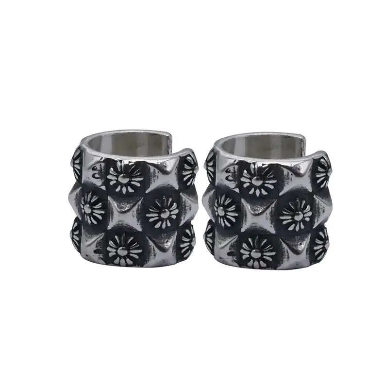 One Pair Стерлинговое Серебро s925 пробы, серьги-гвоздики, индивидуальная мода, Ретро стиль, панк стиль, крест, простой стиль, ювелирные изделия, подарки для влюбленных - Цвет камня: One Pair