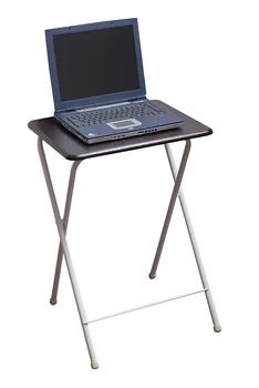 

Folding Table Notebook Steel Wood Square Sundries Small
