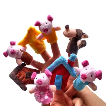 

5/8pcs Telling Sack Bag Finger Puppets Nursery Rhyme Fairy Tale Aussie Animals Toys Children Gift Present Hot Sales