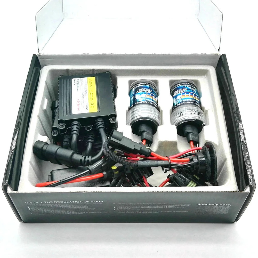 Xenon H7 55W комплект автомобильных фар H4 HID xenon фары металлические Цифровые балласты H1 H8 9005 9006 H11 ксенон hid комплект 3 года гарантии