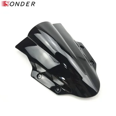 Black Лобовое стекло мотоцикла винты болты аксессуары для Suzuki GSX250R GSX 250R GSXR 250 ветровые дефлекторы - Цвет: Black