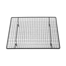 Antiaderente metal bolo rack de refrigeração grade net bandeja de cozimento biscoitos pão secagem suporte cooler ferramentas de cozimento