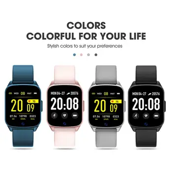 

KW17 Bluetooth Sports Health Smart Bracelet Waterproof Heart Rate / Blood Pressure Monitor For Android IOS Fitness Tracker Watch