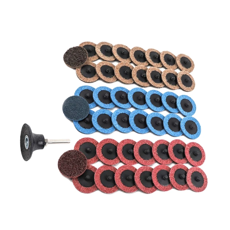 49 шт. диски Roloc быстросменный шлифовальный диск с 1/4 дюймовым держателем тонкие