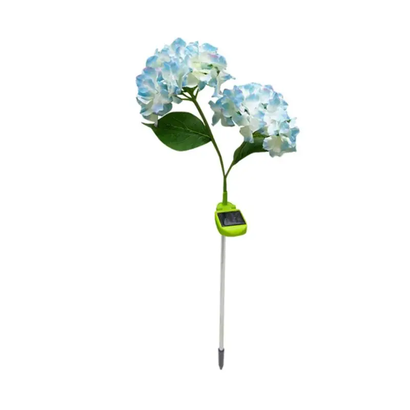 

1pc Solar Light Flower Shpae Stylish Garden Solar Lamp Yard Solar Lights Ground Plug Lamp for Pathway Outdoor Outside