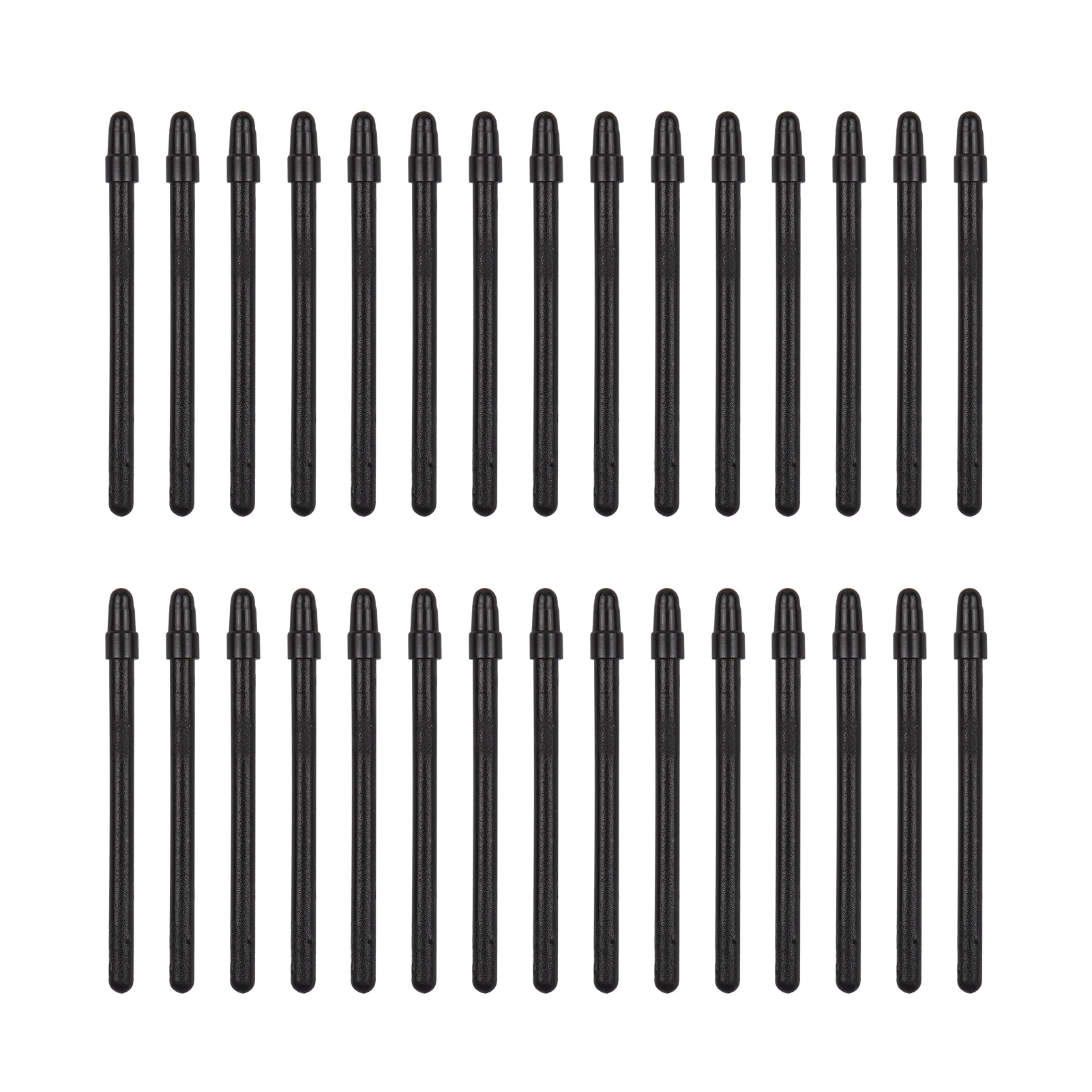 30PCS 스타일러스 펜 펜촉 및 펜 클립 T505 전문 그래픽 드로잉 태블릿 스타일러스 펜 블랙