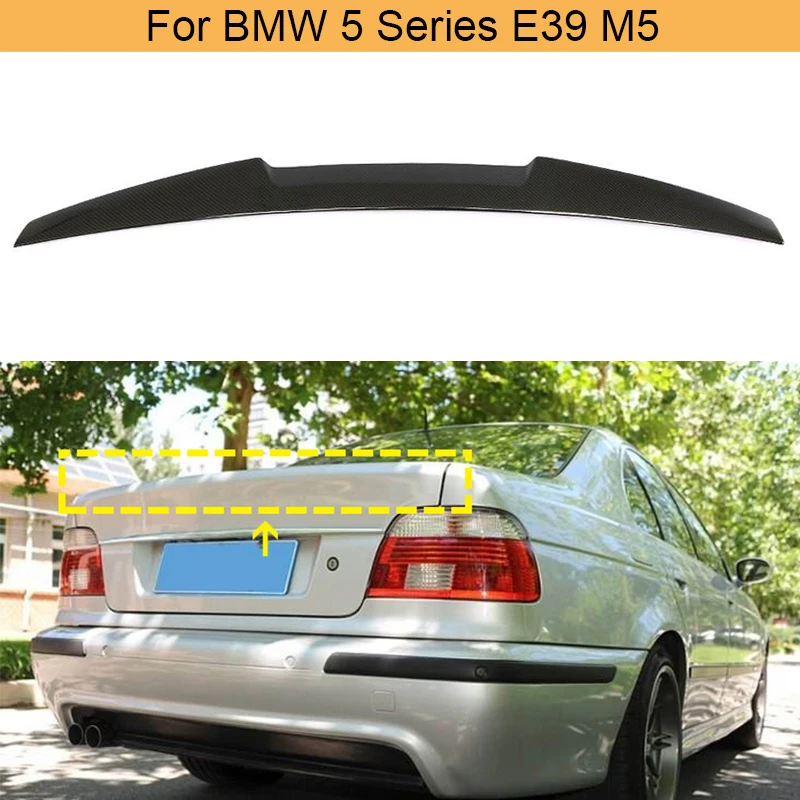 Car Rear Trunk Boot Lip Wing Spoiler For Bmw 5 Series E39 M5 1996