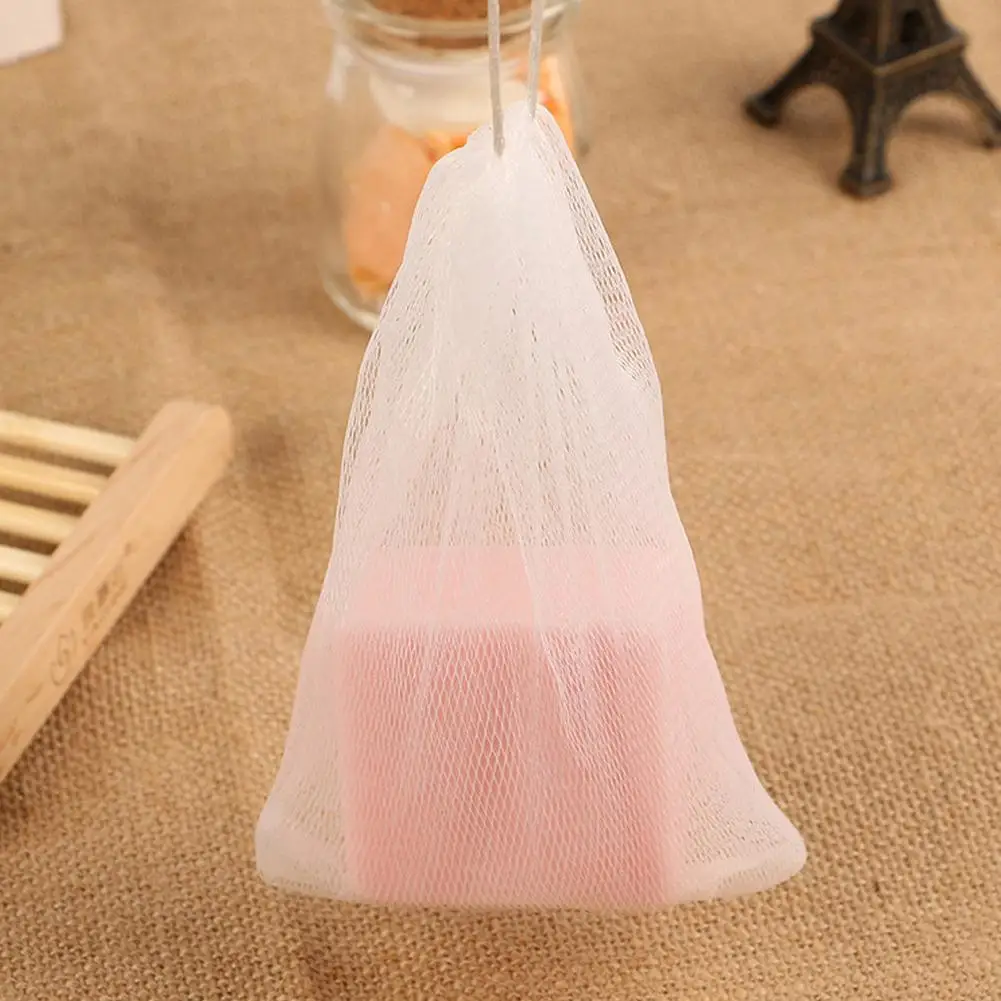 1 pc Soap Bag Foam Mesh Soaped Glove for Foaming Cleaning Bath Soap Net Bathroom Cleaning Gloves Mesh Bath Sponges