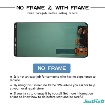 

Super Amoled For SAMSUNG GALAXY A9 2018 A920 A920F LCD Display Touch Screen Digitizer Assembly Replacement 6.3'' With Frame