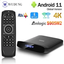 4K Hd Android 11 Tv Box A95X W2 Amlogic S905W2 Quad-Core 4Gb 32Gb 5G wifi Mini Top Box Smart Netwerk Bt 5.0 Youtube Media Player