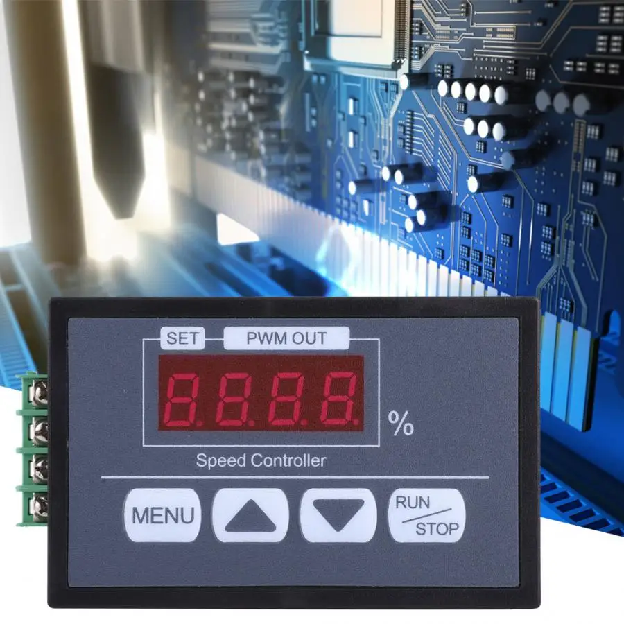 

0-30A DC 6-60 VPWM Motor Speed Controller LED Digital Display Current Regulation Type Power Regulator