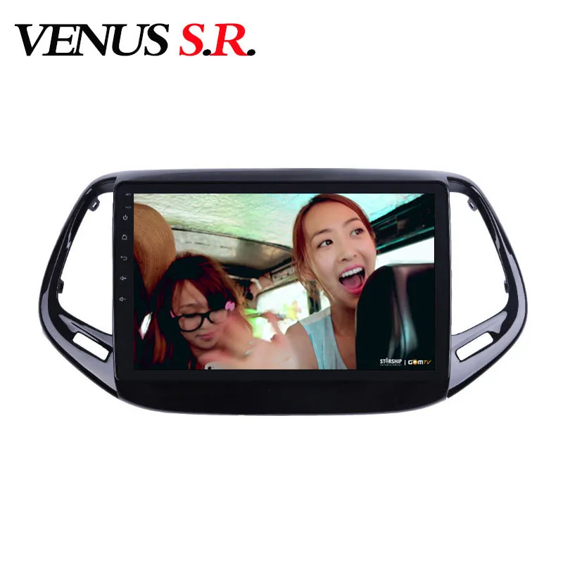 VenusSR Android 9,0 4G+ 64G 2.5D ips автомобильный dvd для JEEP Compass Патриот радио Мультимедиа gps Радио Стерео gps навигация