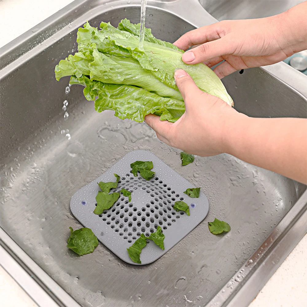 Kitchen Sink Stopper Plug Shower Drain Hair Catcher Strainer Bathtub Sewer Outfall Filter Bathroom Floor Water Deodorant Drainer 2