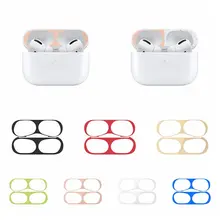 1 Набор металлическая Пылезащитная наклейка для AirPods Pro Наушники внутренний кожаный чехол Пылезащитная наклейка Аксессуары для Air Pods