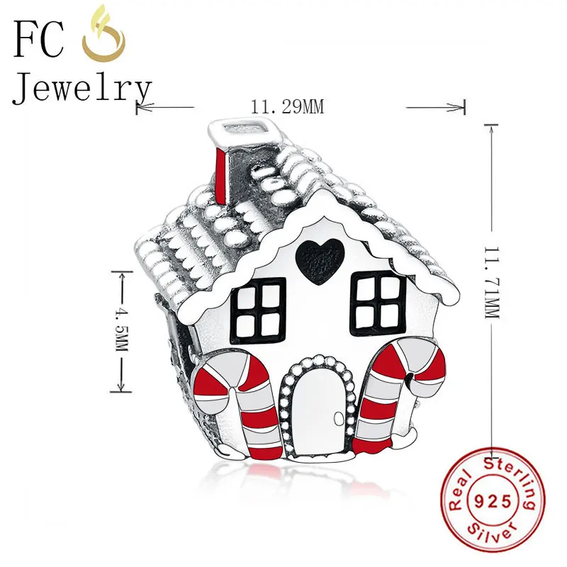 FC1268 FC ювелирное изделие, браслет Pandora,, 925, серебро, золото, рыба, Русалка, камбала, бисер, ручная работа, Berloque, новое поступление - Цвет: FC1268
