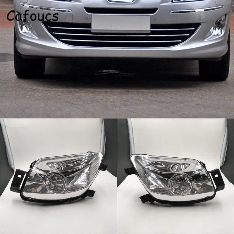 Автомобильные противотуманные фары Cafoucs для Peugeot 308 2007 2011 408 2008 2010 передний бампер