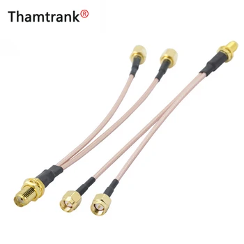 

10pcs/lot SMA Female to 2 X SMA Male RF Antenna Extension Cable Splitter Y type RG316 Pigtail Cable for HUAWEI/ZTE 3G/4G Modem