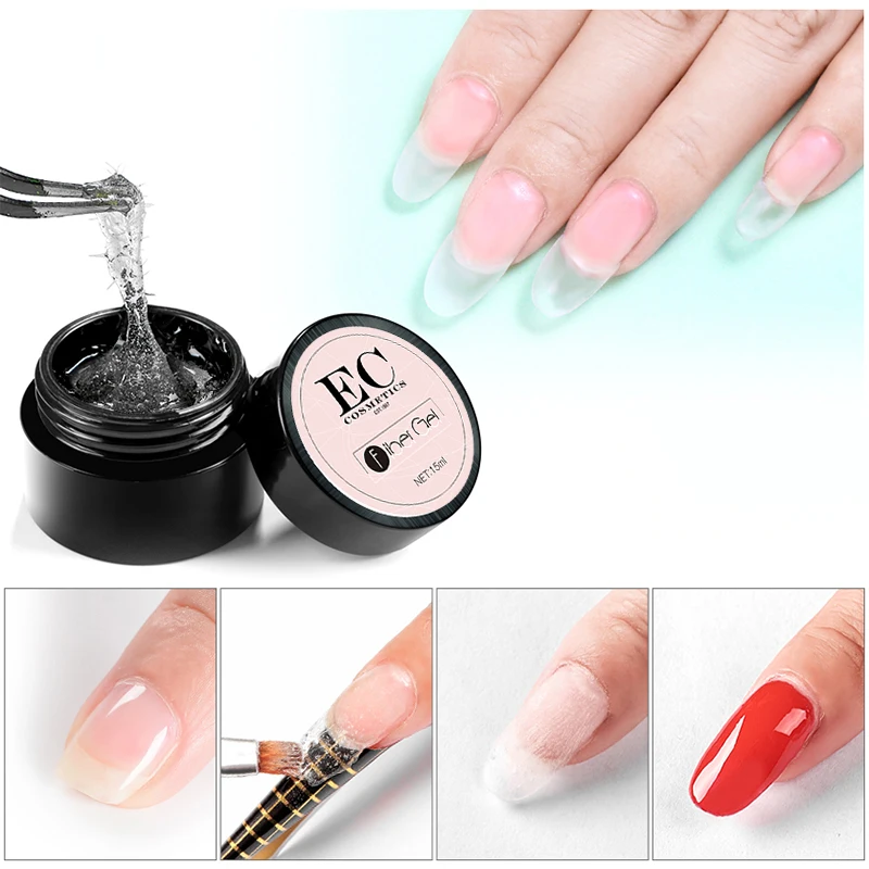 Gelike 15 ml Fiber Extension Repair Gel Clear Poly Builder for Nail