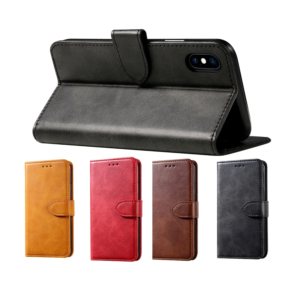 For Apple iPhone XS MAX XR X SE 6 6S 7 8 Plus 11 Pro Max Leather Book Flip Wallet Soft Cover Case for iPhone 12 13 Pro Max mini