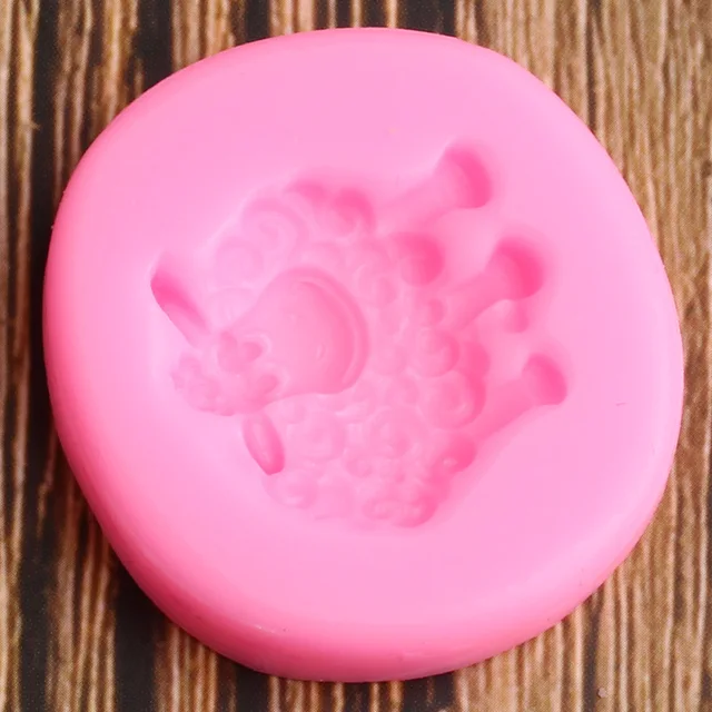 3D Juh -Szilikon Formák Állatok Fondant Penész Barkács Torta Díszítő Szerszámok Süti Sütés Cukorkás Cukorka Agyag Csokoládé Gumpaste - Image 5