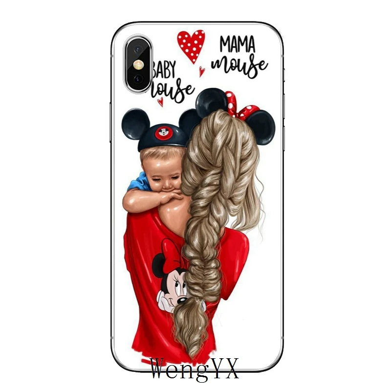 Супер мама принцесса для мамы samsung Galaxy A10 A30 A40 A50 A60 A70 xiaomi mi 9 redmi note 7 для huawei p30 lite pro Чехол - Цвет: mom-girl-A-12